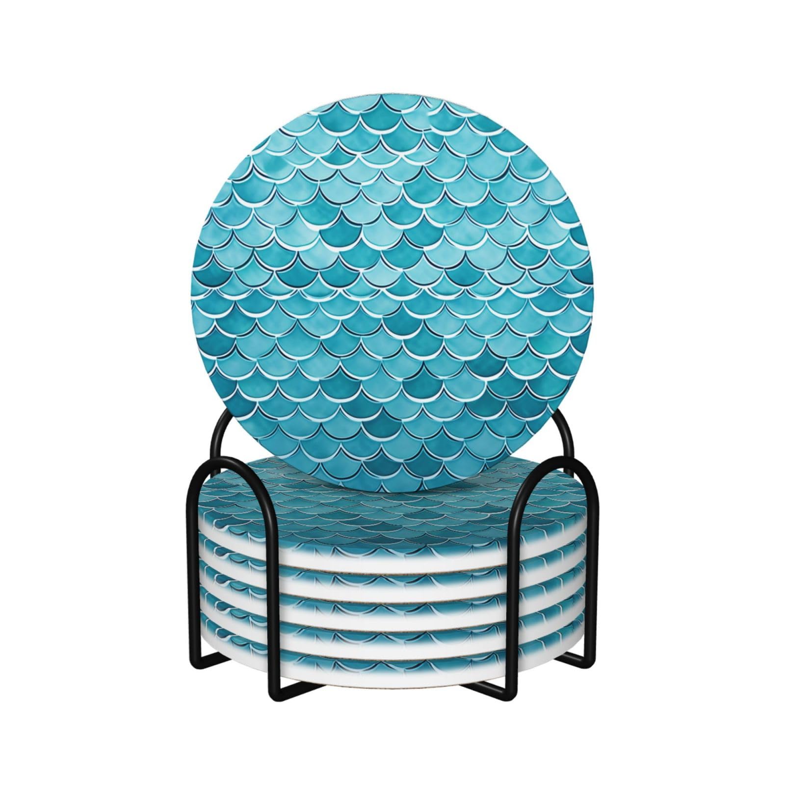 Dessous de verre coffret cadeau pour crémaillère et décoration de table style marin