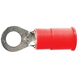 Install Bay RVRT8 22 - 18 Gauge Vinyl Ring Terminal, 100 Pack