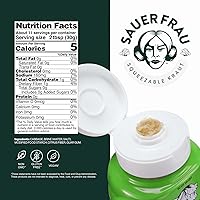 Vista 2 de Sauer Frau - Chucrut exprimible - Sabor clásico, picante crujiente, repollo fermentado, sabor atrevido, botella fácil de apretar - 12oz