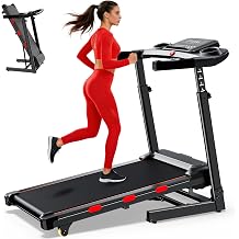 8.7MPH Treadmills for Home, Walking Pad Treadmill with 15% Auto Incline, Portable Treadmill with Handle, 350 lbs Weight Capacity, Heart Rate
