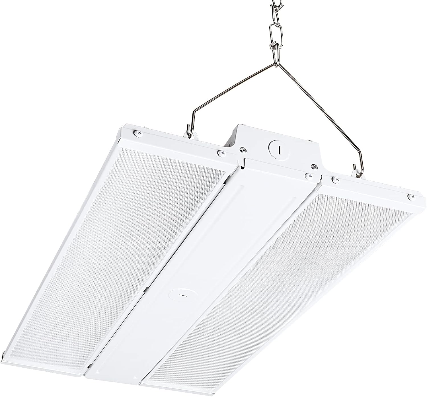 LEONLITE 160W LED Linear High Bay Light 2FT, 21600LM 135LM/W Linear High Bay Shop Light, 1080W Eqv., 120-277V, UL Listed, 0-10V Dimmable Commercial LED Hanging Lights for Warehouse, 5000K Daylight