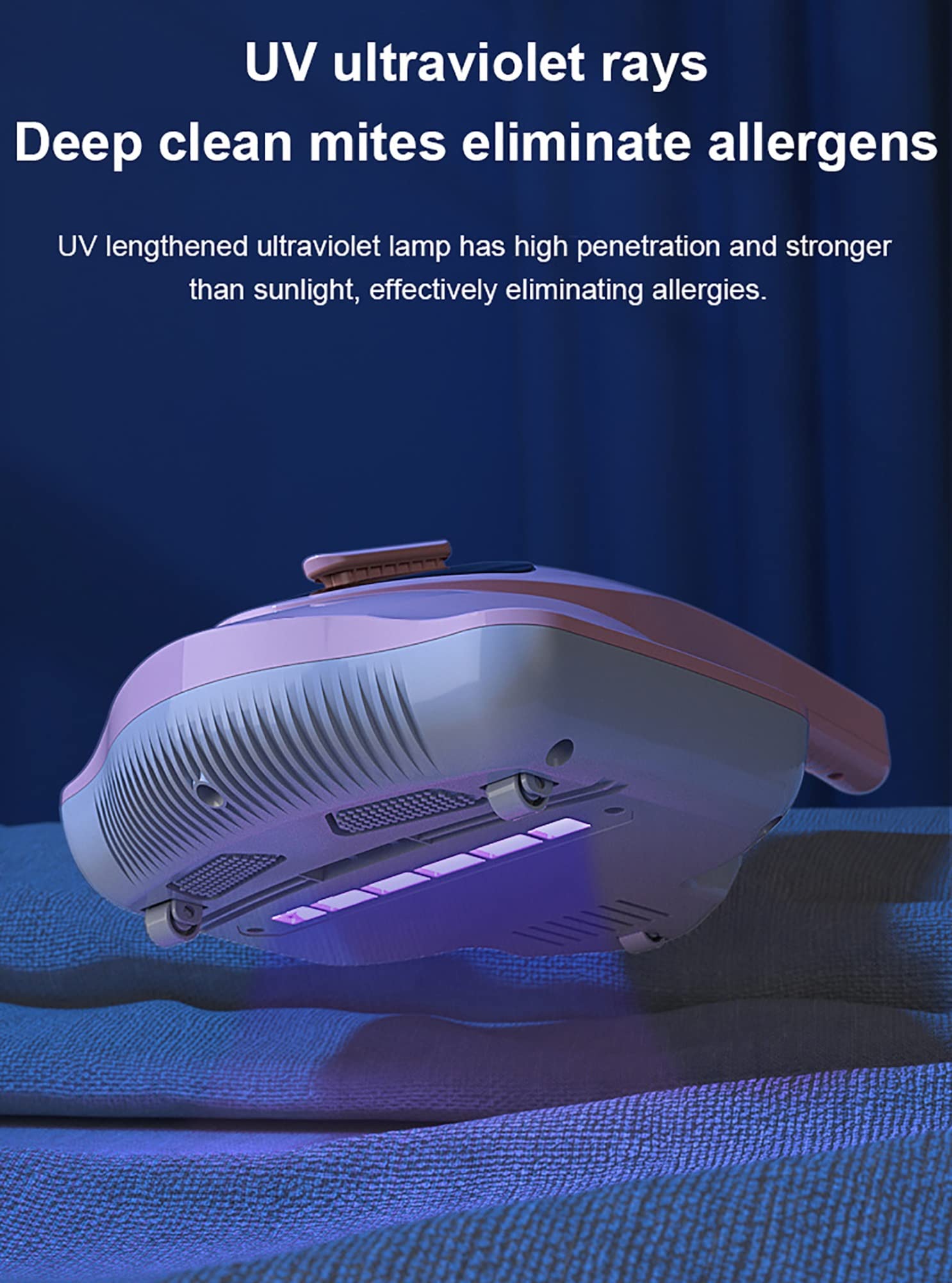 Aspirapolvere Portatile Macchina Per La Pulizia Dei Materassi Con Filtro HEPA Aspirapolvere UV Anti-acari Strumento Per La Rimozione Degli Acari Rimuove Efficacemente Il 99,9% Degli Acari