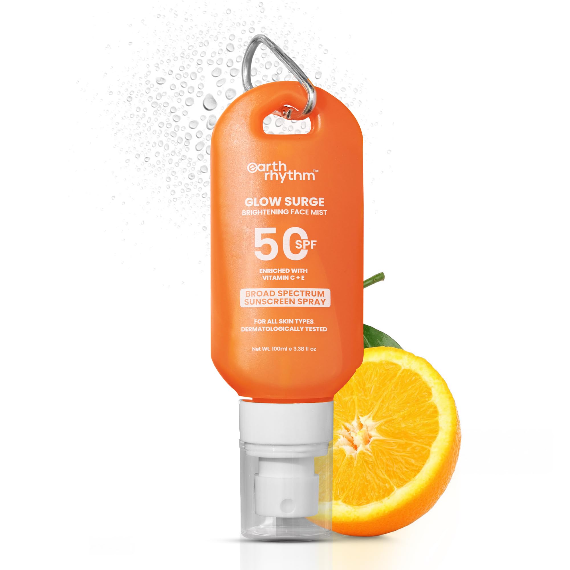 Earth Rhythm Glow Surge Sunscreen Spray SPF 50, Broad Spectrum, Lightweight Brightening Sunscreen for UVA Protection, For all skin types - 100ml-image-26