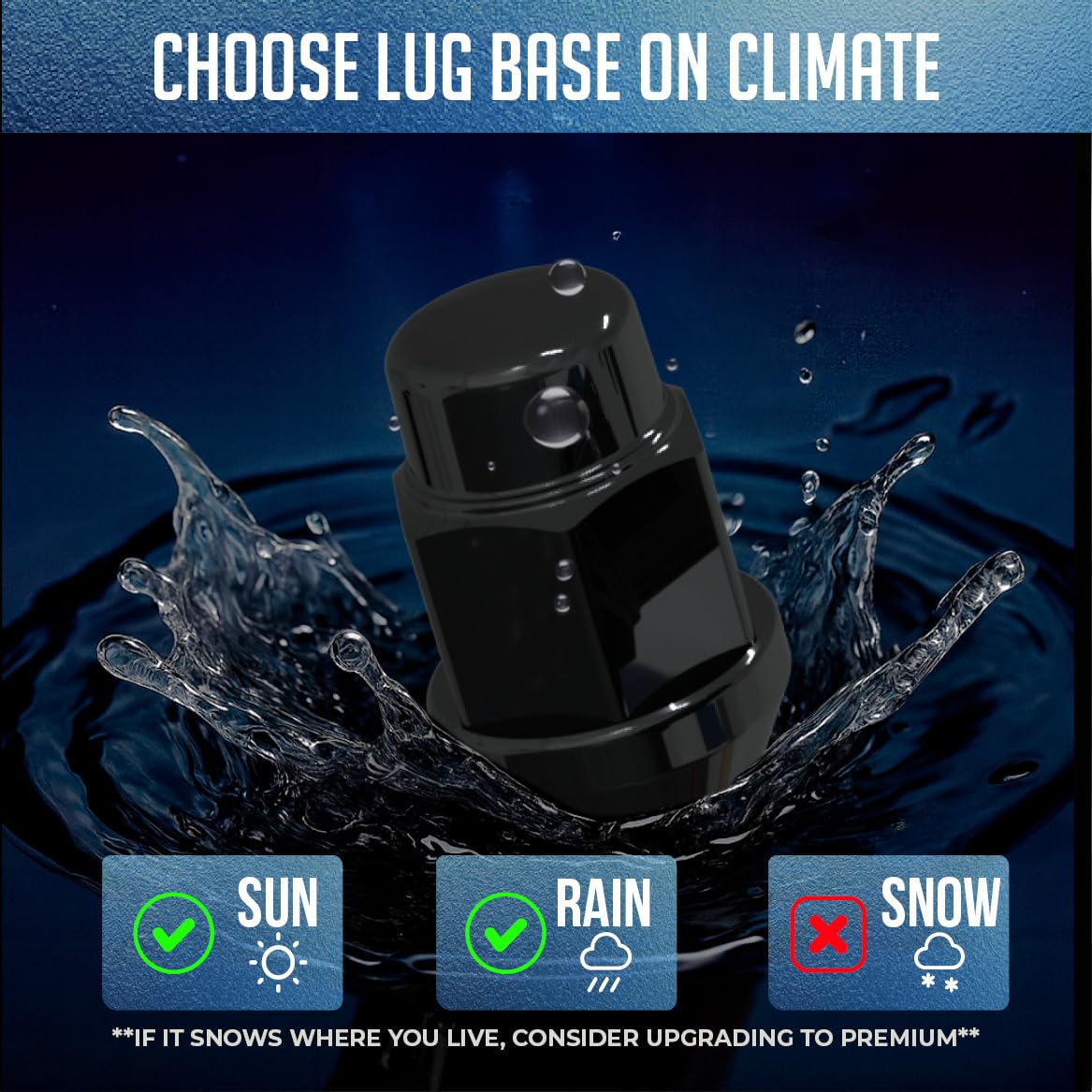 Wheel Accessories Parts 24 Pcs M12x1.5 12x1.5 Thread Bulge Acorn 1.38" 35mm Long Lug Nuts Black Chrome 3/4" 19mm Hex Fits Toyota Tacoma