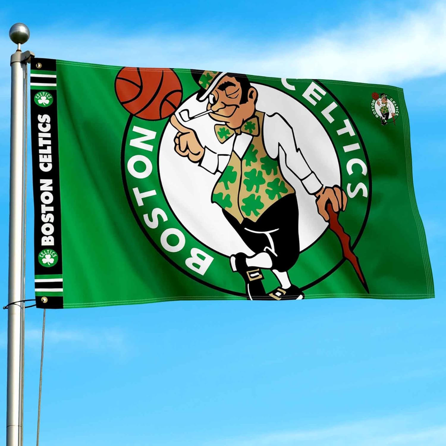 Boston Celtics Printed Header 3x5 Premium Banner Flag - Image 3