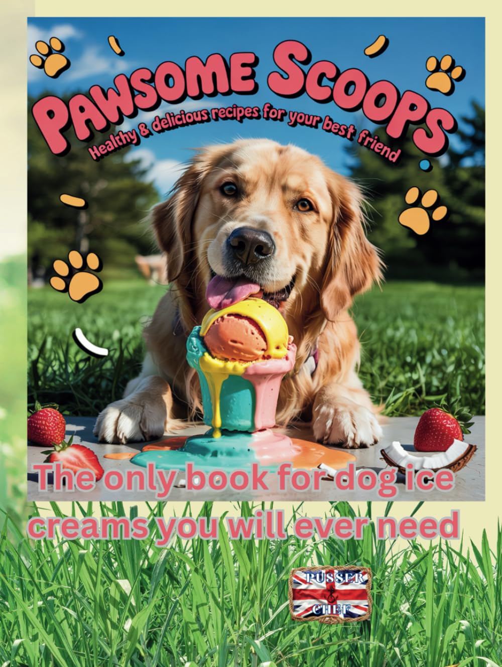 Pawsome Scoops: Healthy & Delicious Recipes For Your Best Friend: The Only Book of Dog Ice Cream You Will Ever Need