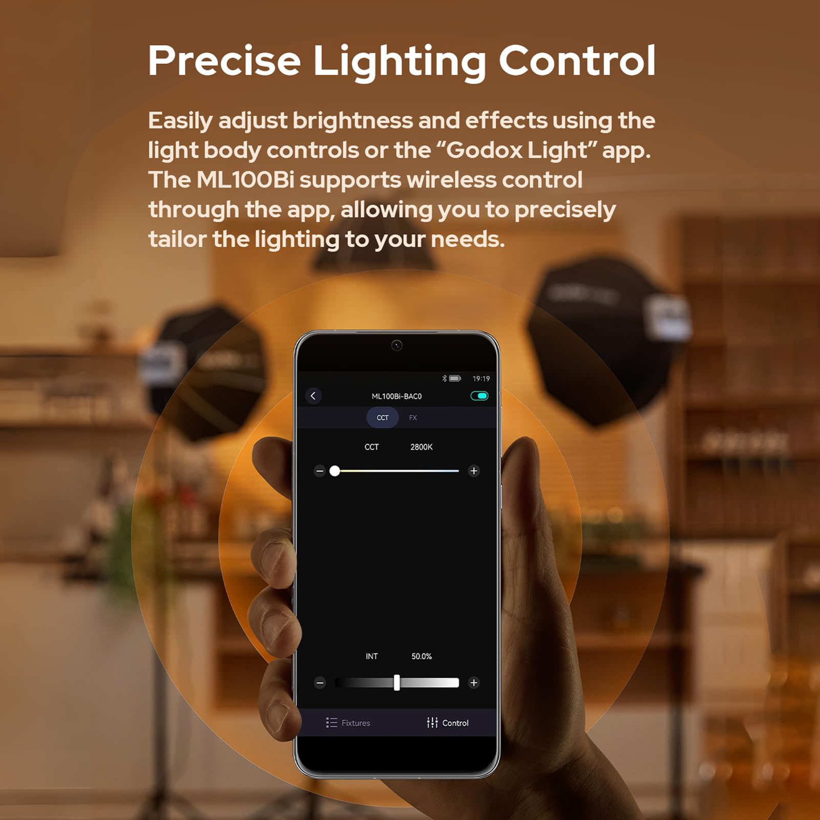 Godox ML100Bi LEDライト 120W バイカラー スマホ制御 Amazon.com : Godox ML100Bi Kit2 Pocket LED Video Light 120W Bi