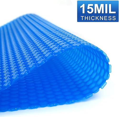 Miniatura 3 de KETNET Cubiertas solares de burbujas de 10 pies para piscina redonda sobre el suelo circular, bañera de hidromasaje, spa, cubiertas térmicas