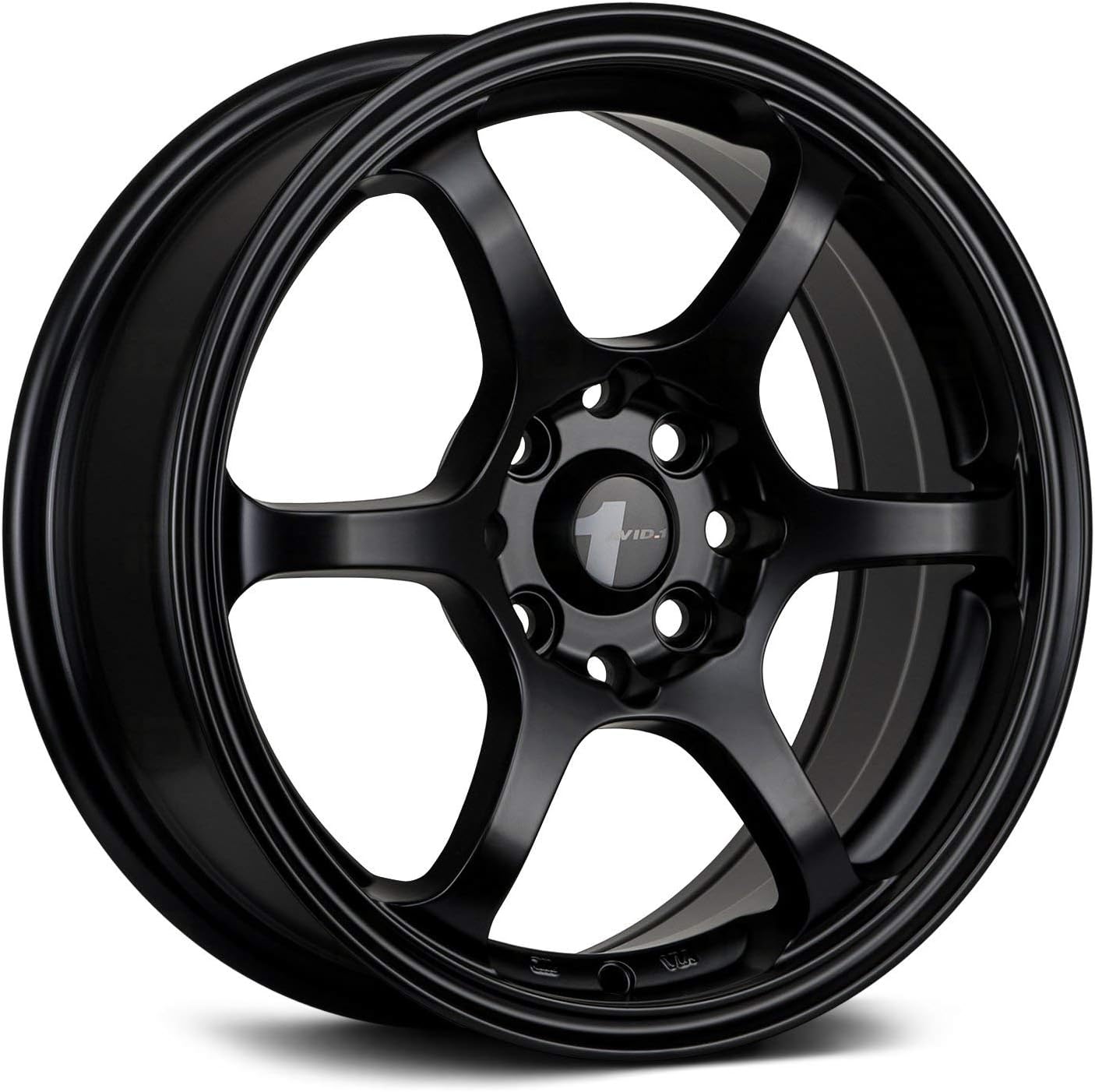 AVID.1 AV-08 White 15x6.5 Custom Wheel – 4x100 Bolt Pattern with +35 Offset – Lightweight Performance Alloy Wheel – Premium 5-Spoke & Track-Ready Car Accessories