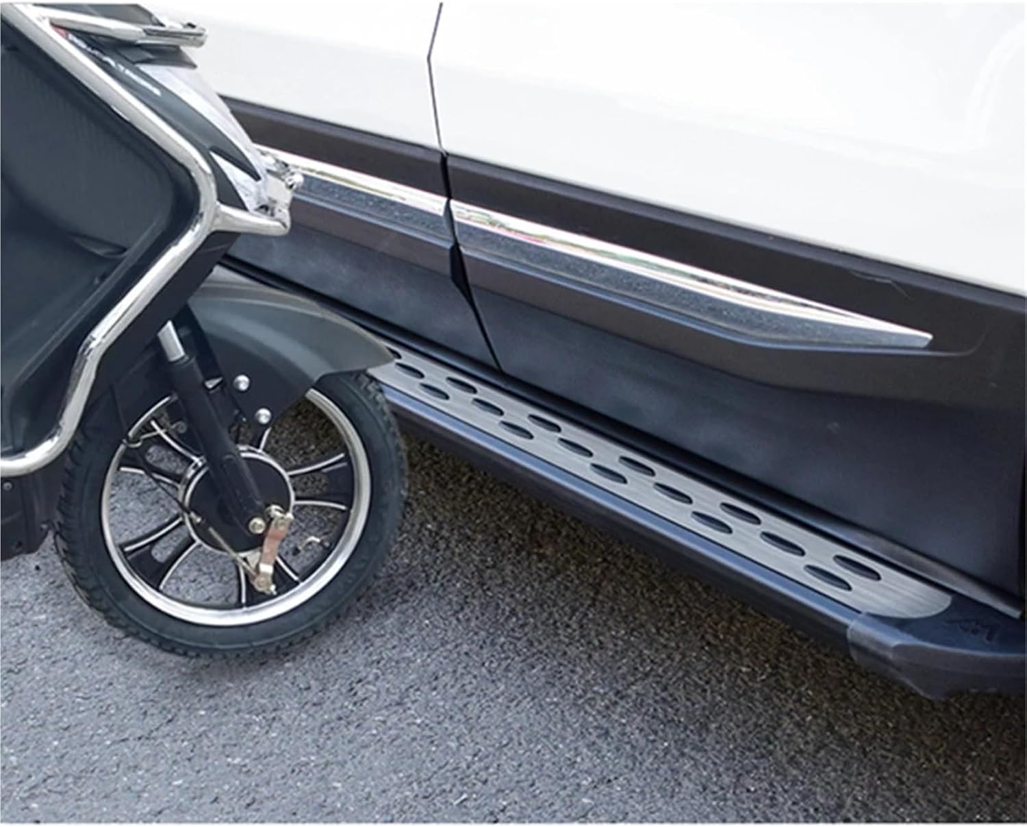 2PCS Compatible with Chevrolet Chevy Trailblazer 2019-2023 Side Steps Running Board Bar（with Brackets