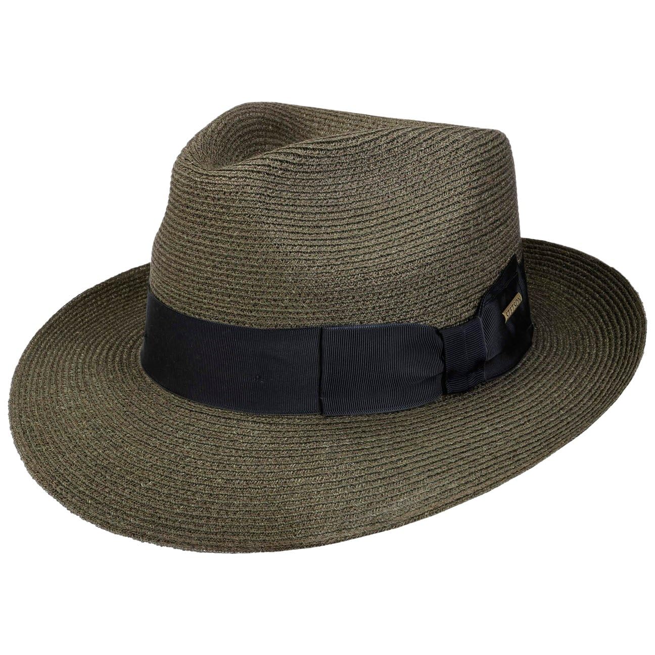 Stetson Kendrick Fedora Cappello in Canapa Prodotto in Italia Unisex Primavera Estate