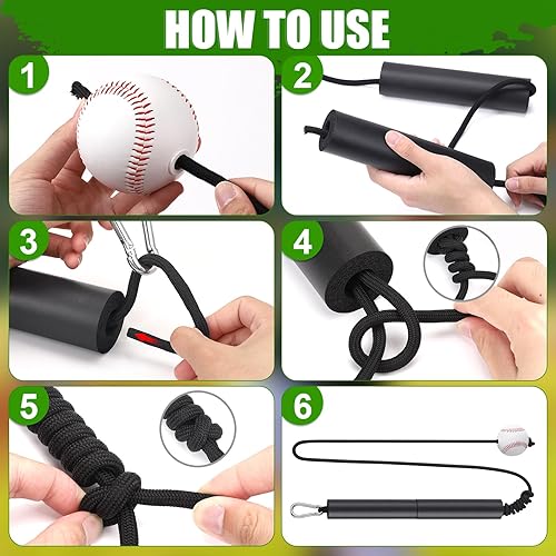 Miniatura 3 de TOBWOLF Baseball Softball Hitting Trainer, Batting Swing Trainer for Baseball & Softball, Baseball Training Aid for Hitters, Softball Batting Aids