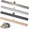 BUTUZE 4 Pieces Bag Clasps, 7.48inch Metal Purse Clasp, Coin Purse Clasp, Flip Lock Wallet Frame, Clutch Frame, Purse Clasp Hardware, Metal Straight Wallet Frame, Purse Making Supplies