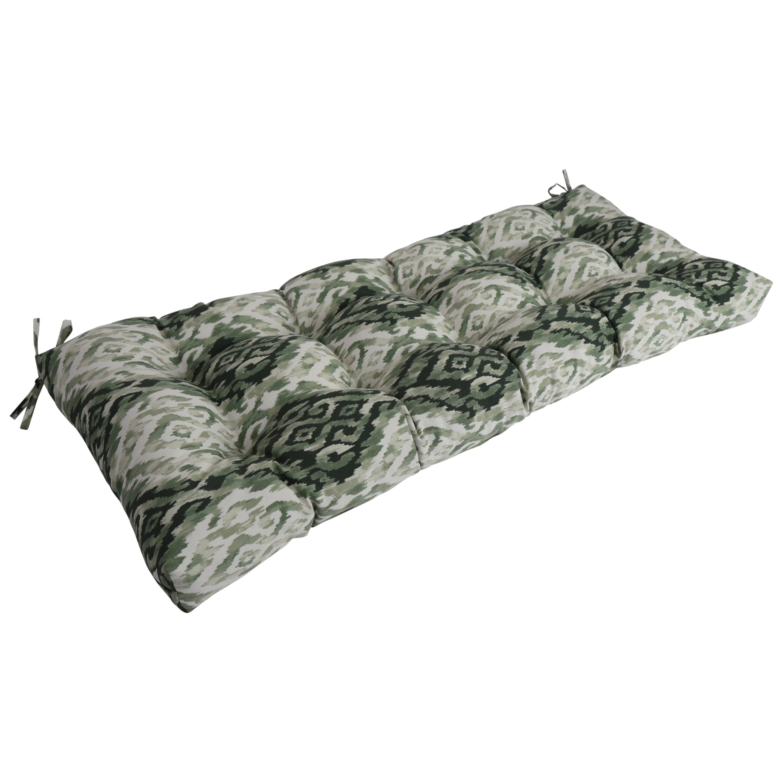 Blazing Needles Outdoor Bench Cushion, 46" x 19", Lakat Mineral-image-29