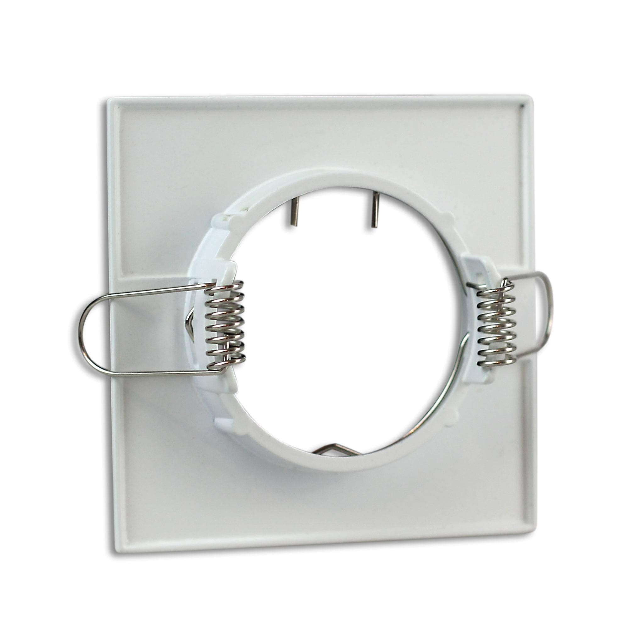 Trano Cornice Per Faretto Da Incasso Alex - Alluminio, Per Lampadine GU10/MR16, Foro 60mm - Bianco, Oro O Argento