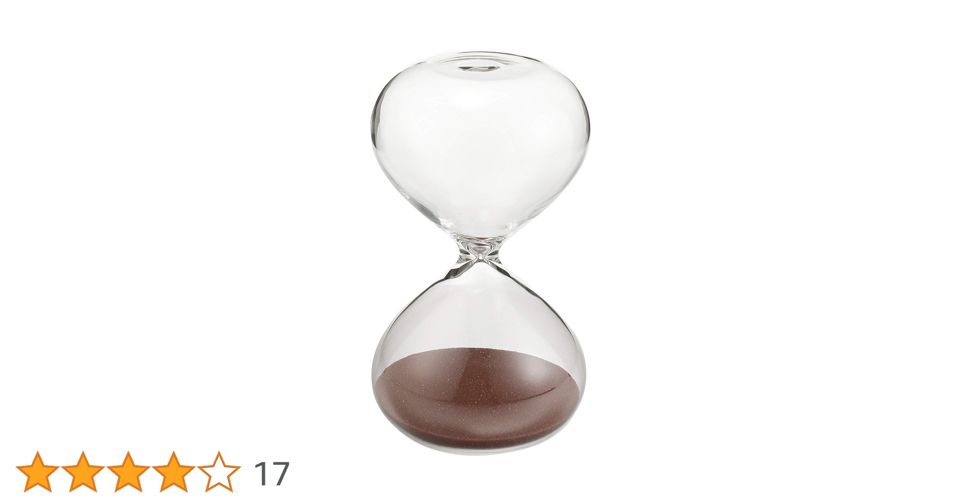 Amazon｜廣田硝子 砂時計 4分 珈琲 ST-4C｜キッチンタイマー