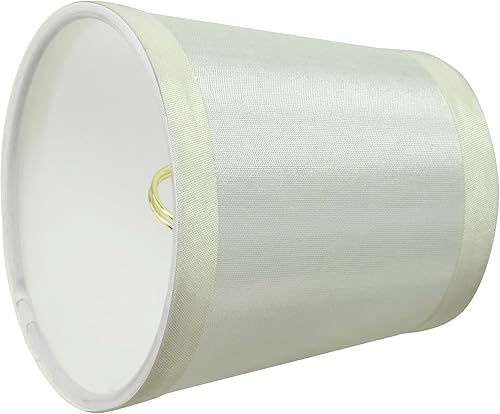 Miniatura 5 de Aspen Creative 32712-2 Juego de pantallas de lámpara de araña con clip con forma de imperio pequeño (paquete de 2), diseño de transición en blanco