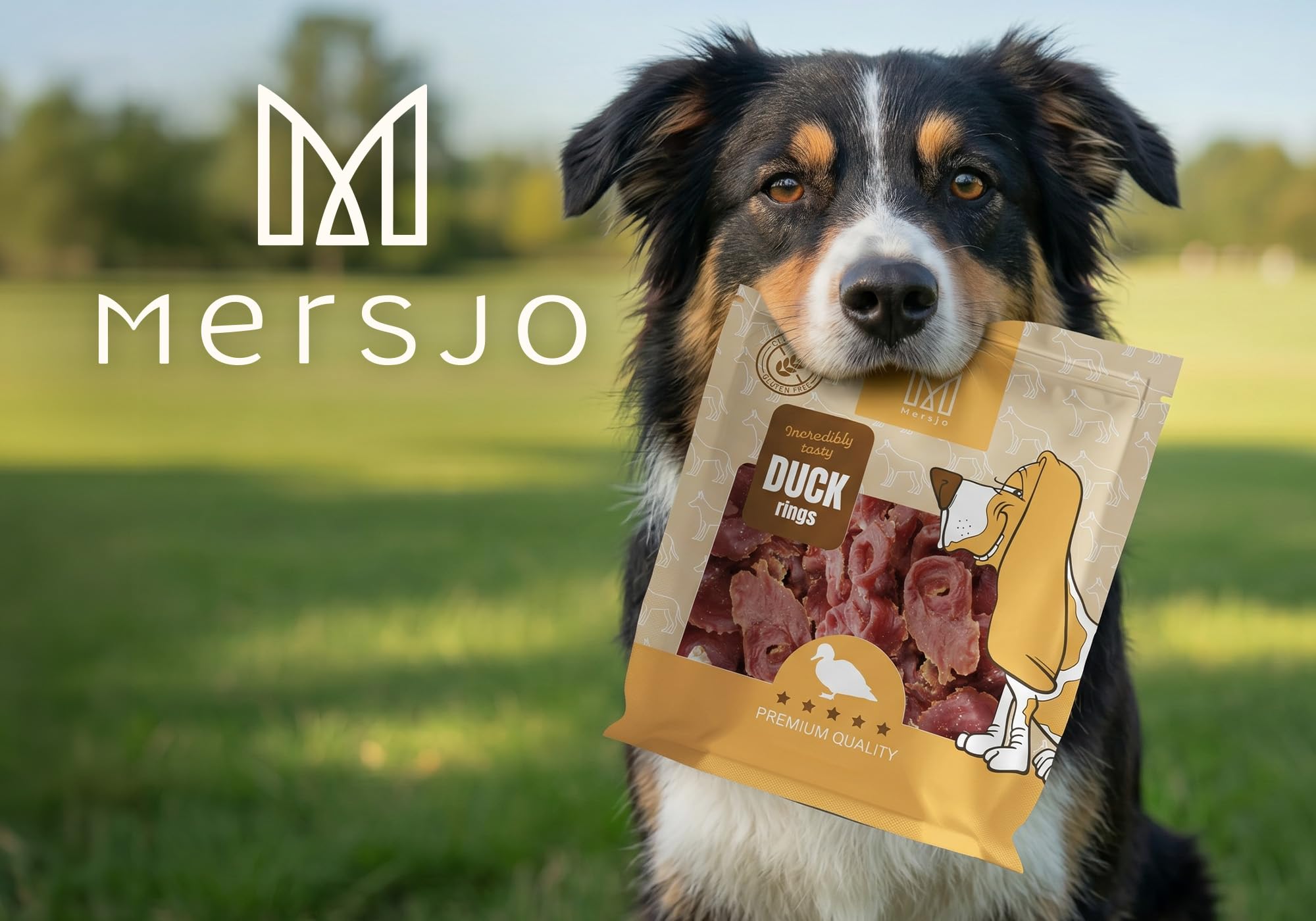 Golosinas para perros, 95% carne de pato, sin cereales, 2 x 500 g