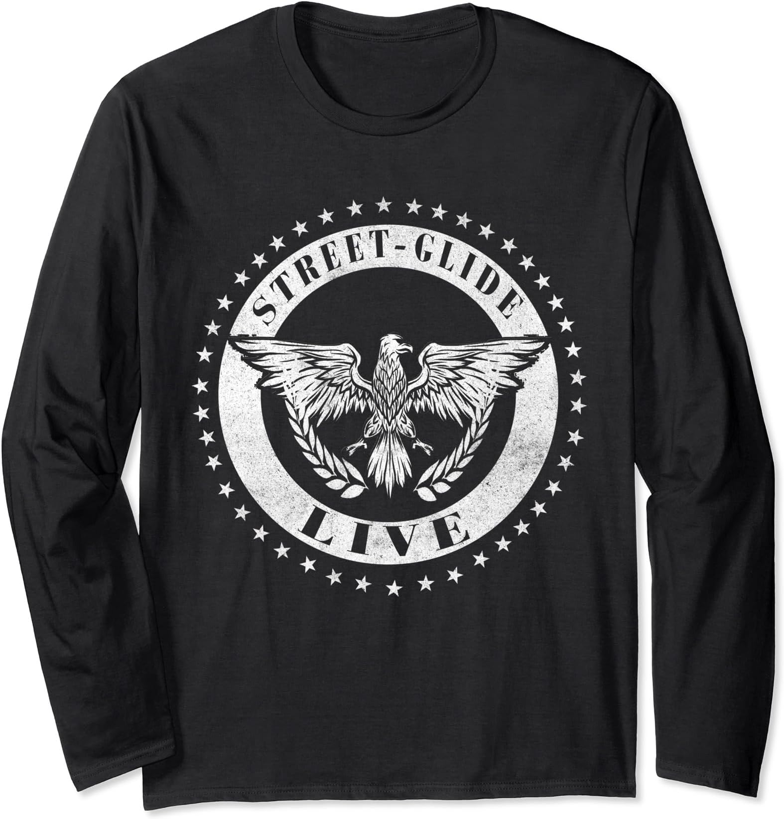Street Glide Worldwide Motorcycle Biker Street Glider Motiv Long Sleeve T-Shirt