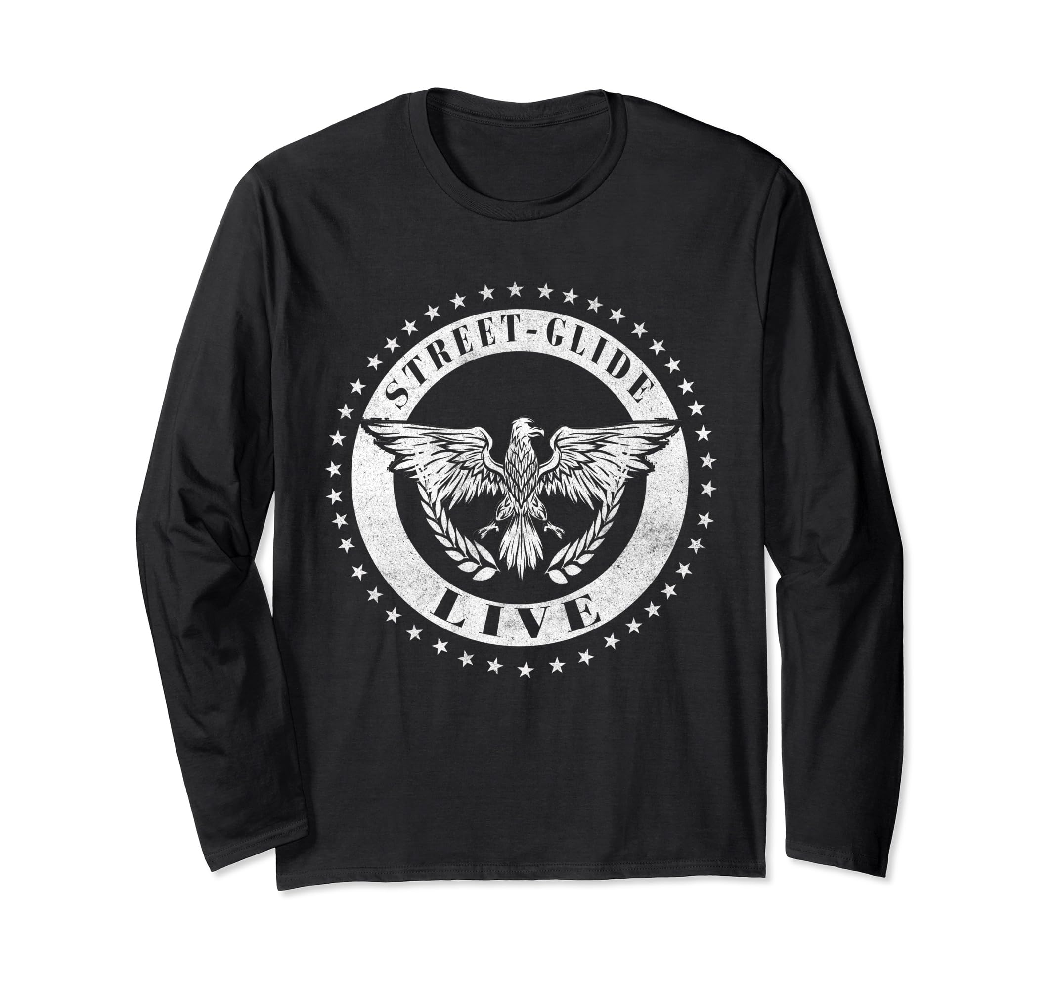 Street Glide Worldwide Motorcycle Biker Street Glider Motiv Long Sleeve T-Shirt