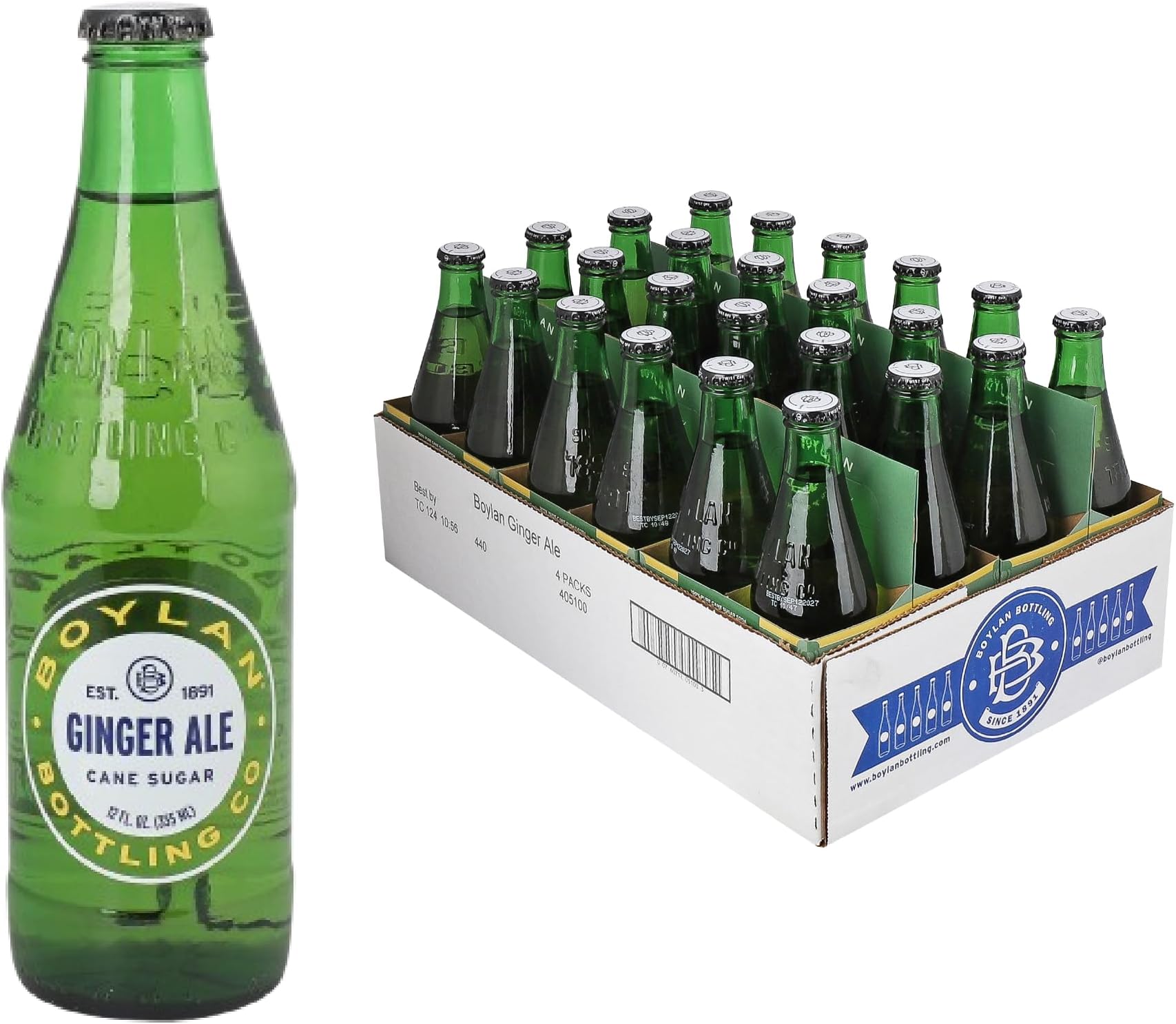Boylan Bottling Co Boylan Ginger Ale Soda 12 Oz (Pack Of 24)