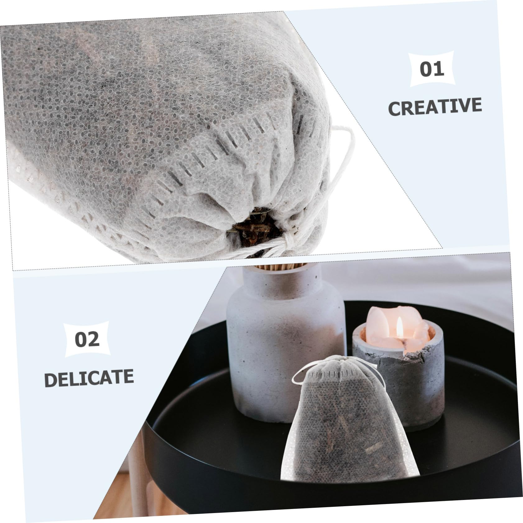 Healeved 5 Set Sacchetti Di Assenzio Armadi Sacchetti Profumati Per Guardaroba Porta Per La Casa Appesi Di Assenzio Ciondolo Portatile Portatili 10 pezzi * 5