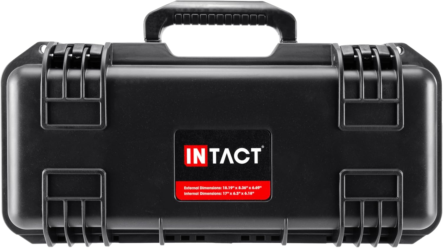 Eylar 18 Inch Intact Premium Series Compact Waterproof Hard Case, Lightweight and Durable Design with Foam