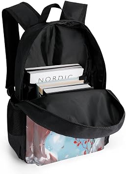 Large Laptop Backpack for Woman Computer Bag Lightweight Work Bag Anime Style Couple Travel Daypacks for Man