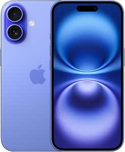 Apple iPhone 16, 128GB, Ultramarine (Refurbished) - View 2