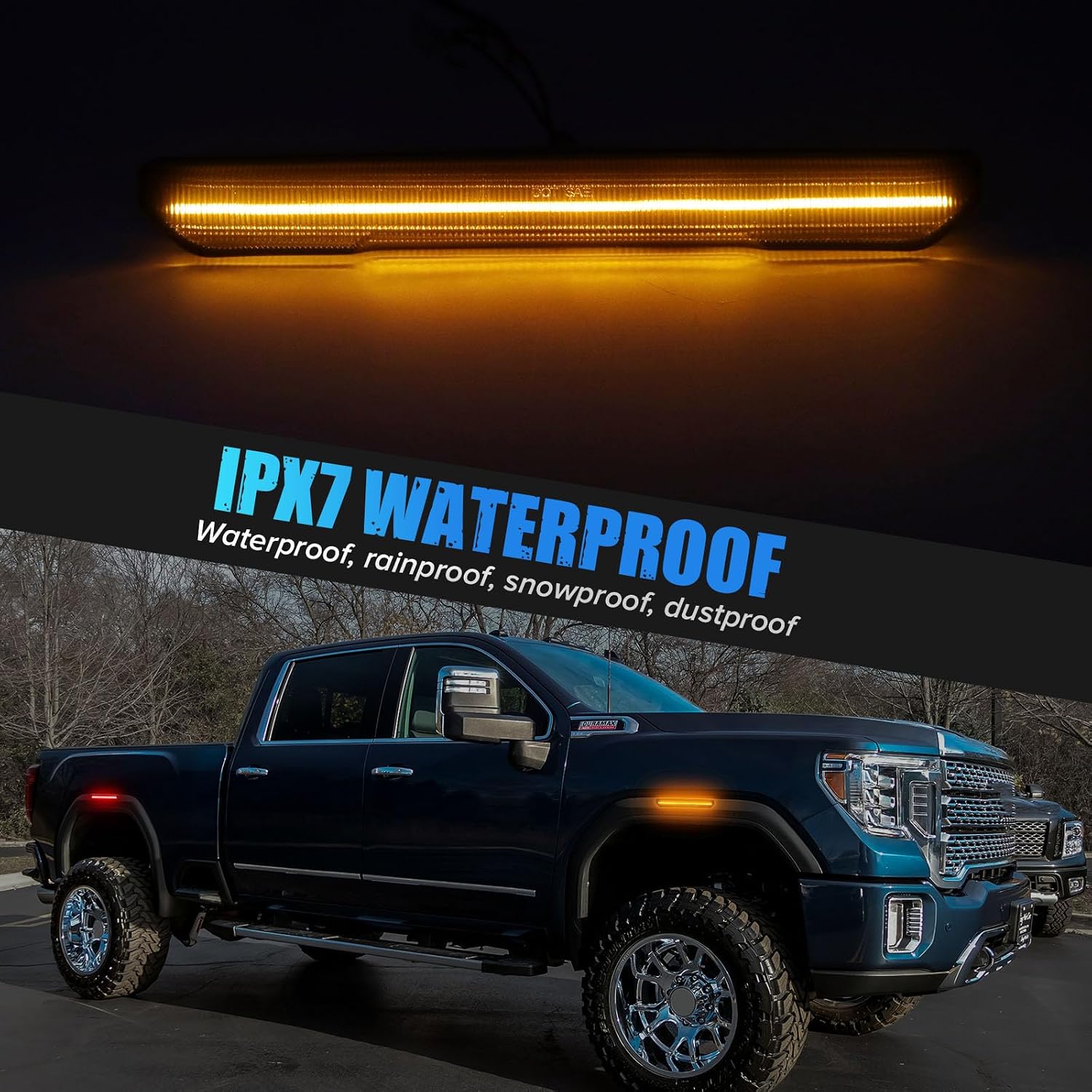LED Fender Marker Lights for 2020+ Sierra 2500HD 3500HD 2023+ Canyon image 5