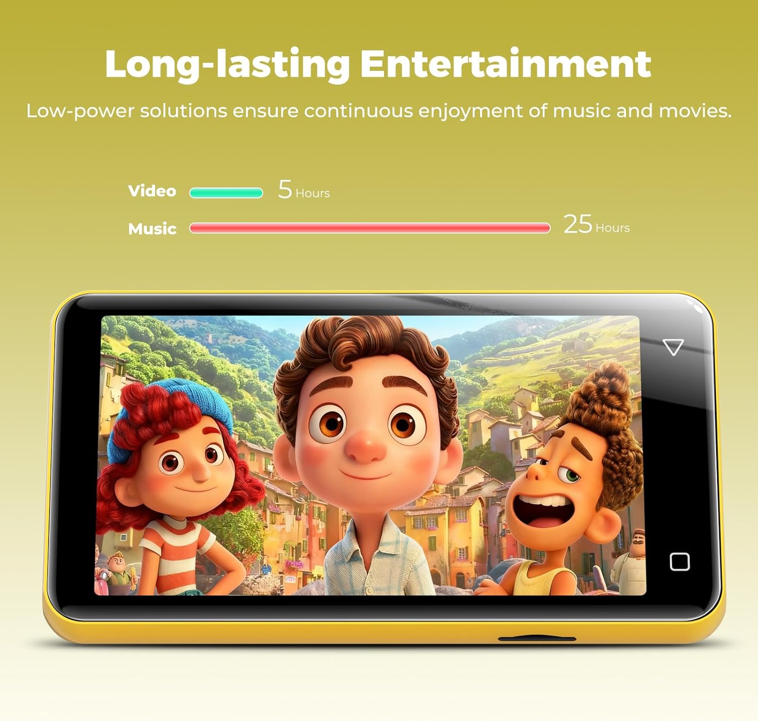 innioasis 80GB MP3 Player with Bluetooth and WiFi, MP3 Player for Kids with Spotify, Spotify Kids, Pandora, Audible, 4.0" Touch Screen Music Player with Parental Controls, Up to 1TB Gold - Image 8