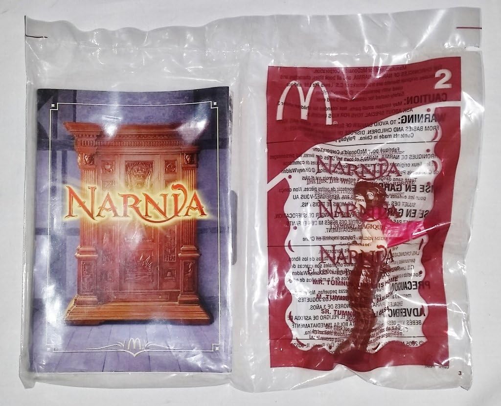 McDonalds Narnia Happy Meal Toy - #2 Mr Tumnus & Booklet
