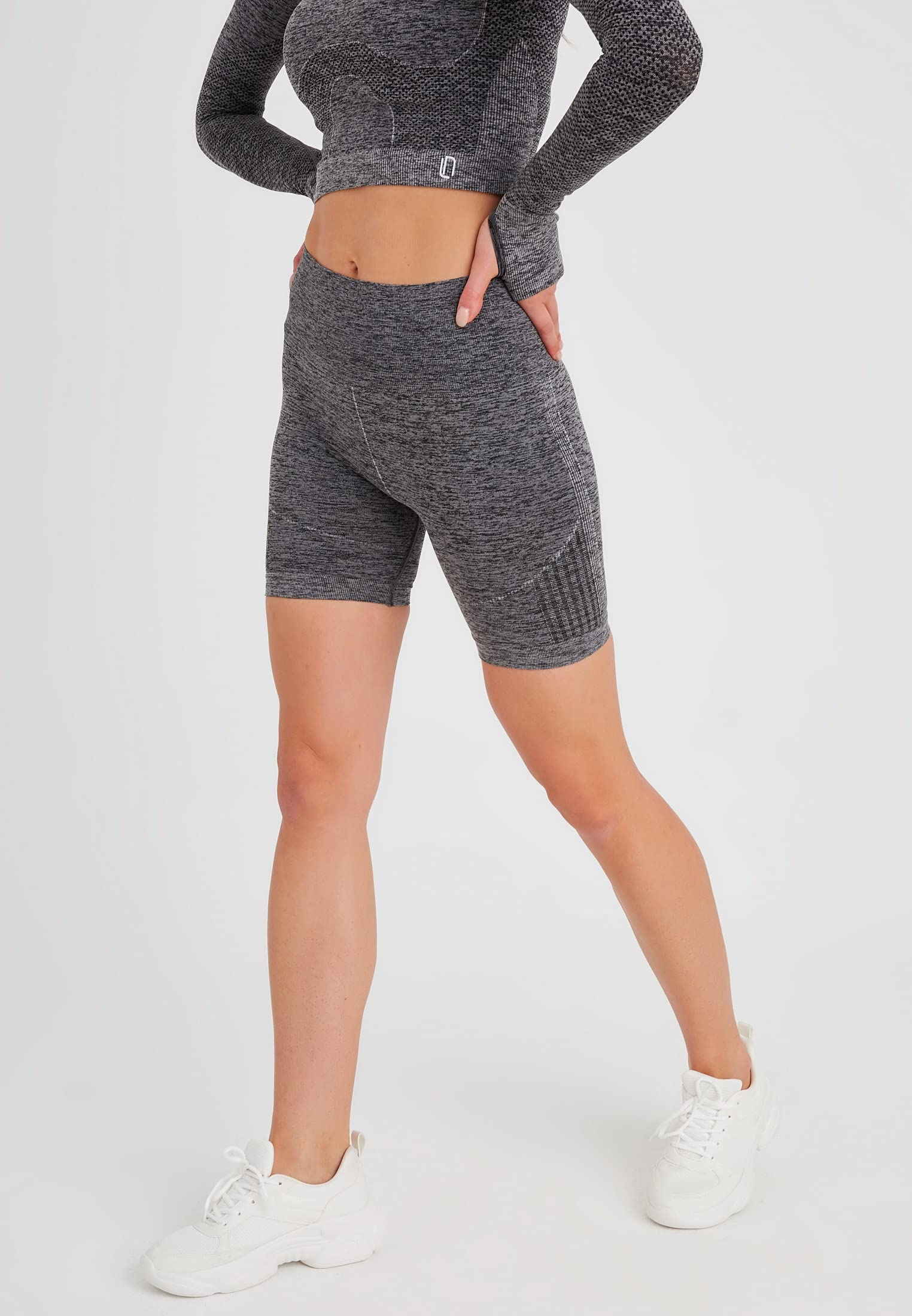 Leif Nelson Pantaloni corti da ciclismo da donna, leggings booty, a vita alta, per sport, palestra, senza cuciture, opachi, per yoga, fitness, palestra, allenamento