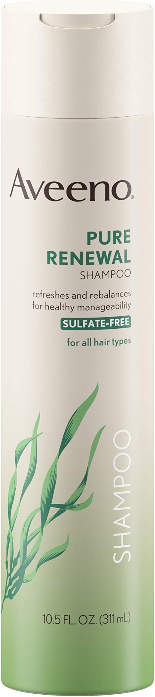 Aveeno Pure Renewal Gentle Shampoo, 2 Count, white, 21 Fl Oz