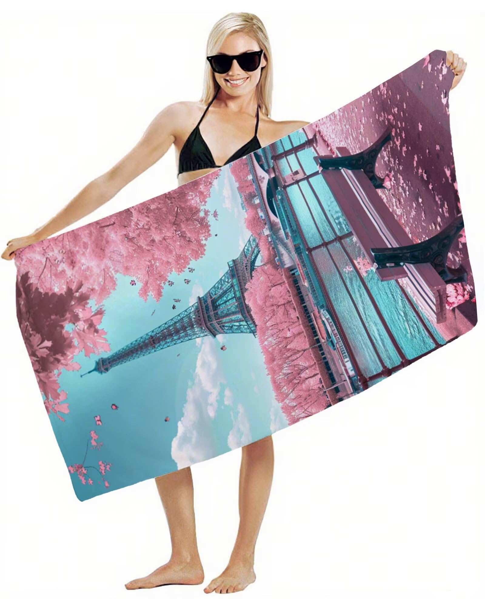 Telo Mare Grande 220x100 cm Asciugamano Palestra Asciugatura Rapida, Telo Mare Microfibra Anti-Sabbia, Morbido & Assorbente, Compatto & Leggero, per Viaggi, Piscina, Sport, Palestra, Campeggio Y2-695