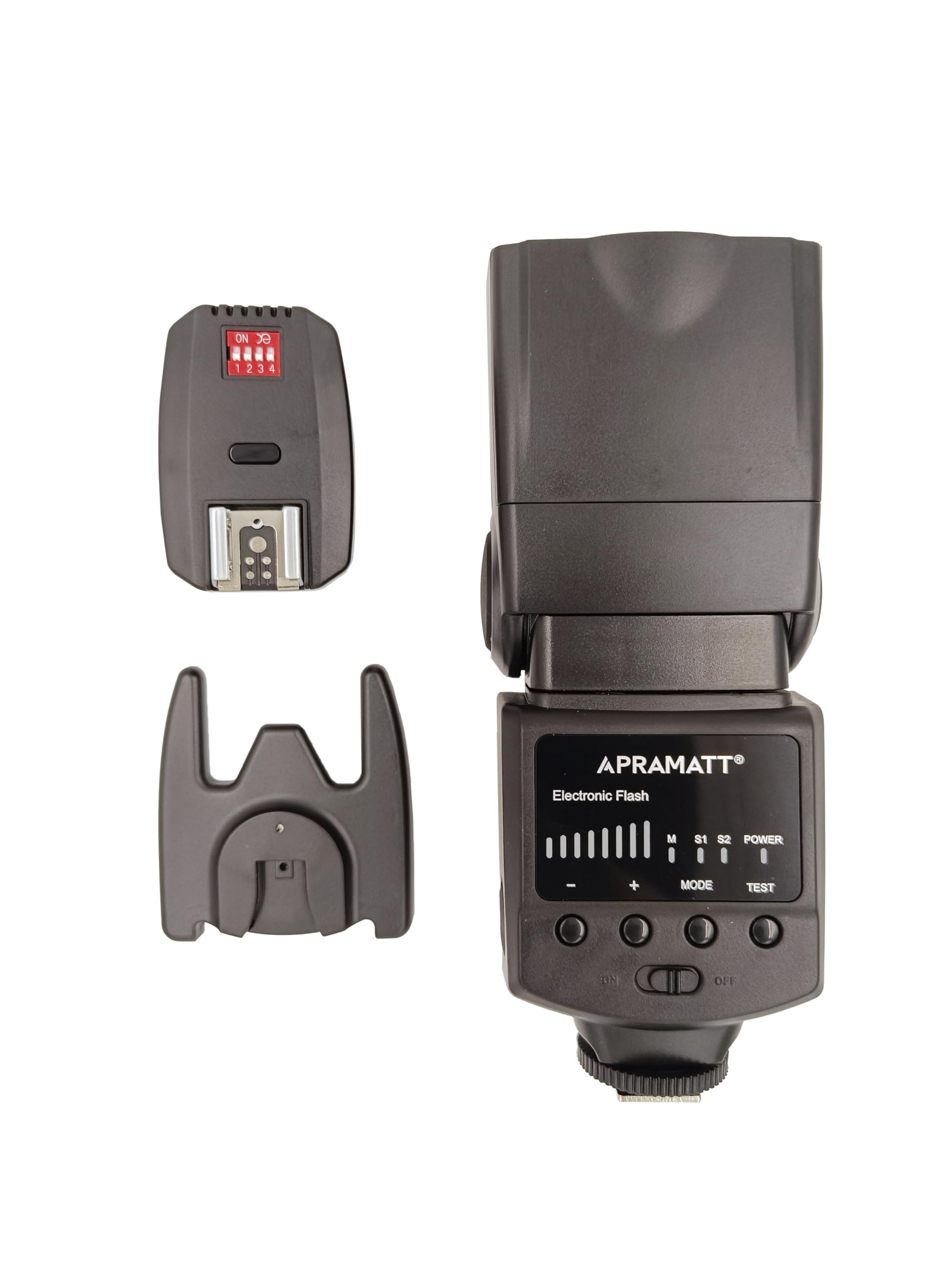APRAMATT DF 521 Pro Electronic Camera Flash with Trigger, Digital Display, Multiple Mode Control-image-4
