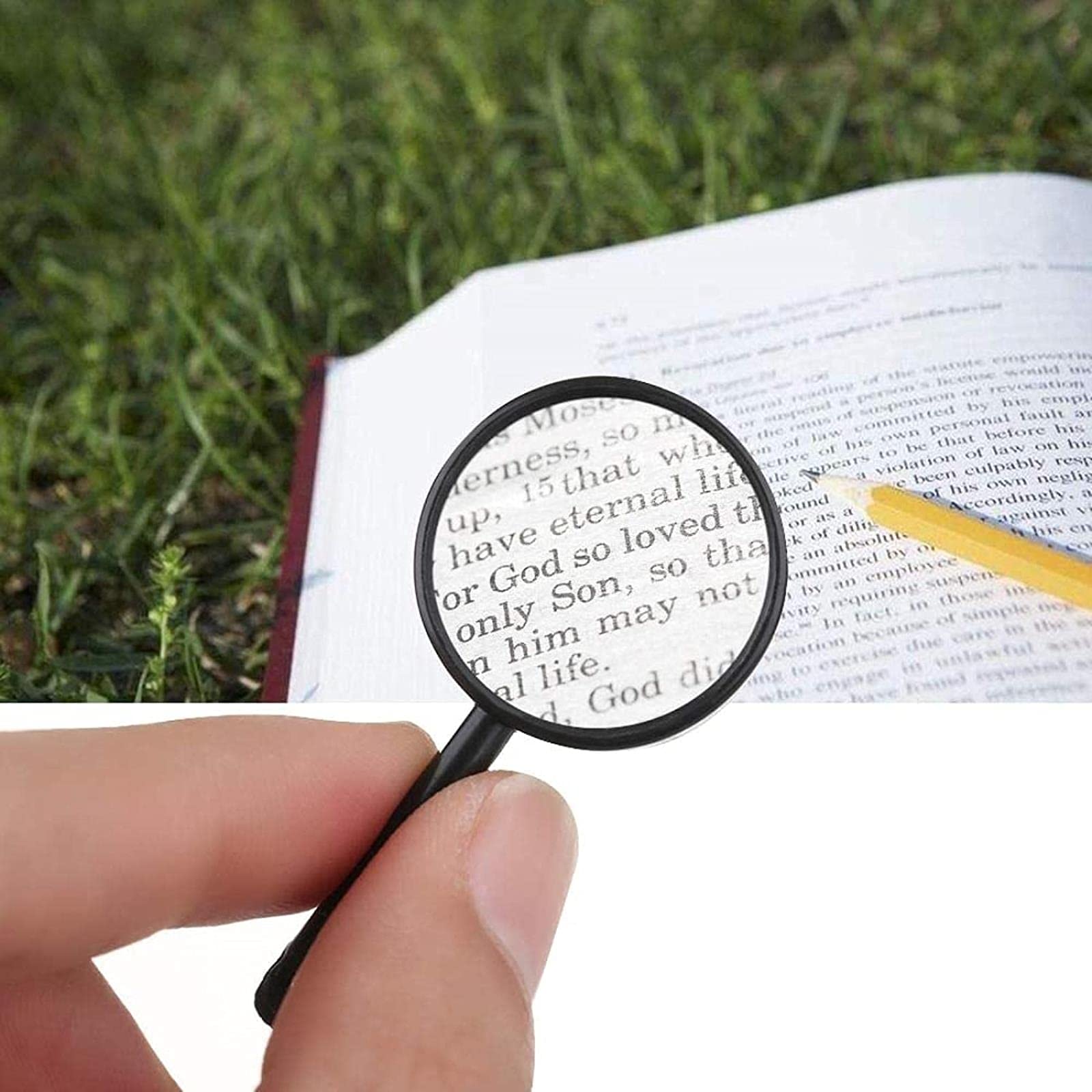 Magnifyiglasses Loupes 1 pz Tascabile Superiore Portatile Readi5X Magnifier Portatile Magnifyi25Mm Magnifyiglass Bambini Readiglass Lens
