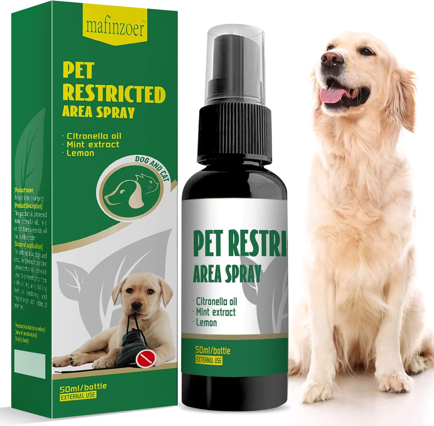 mafinzoer Bitter Apple Spray for Dogs to Stop Chewing