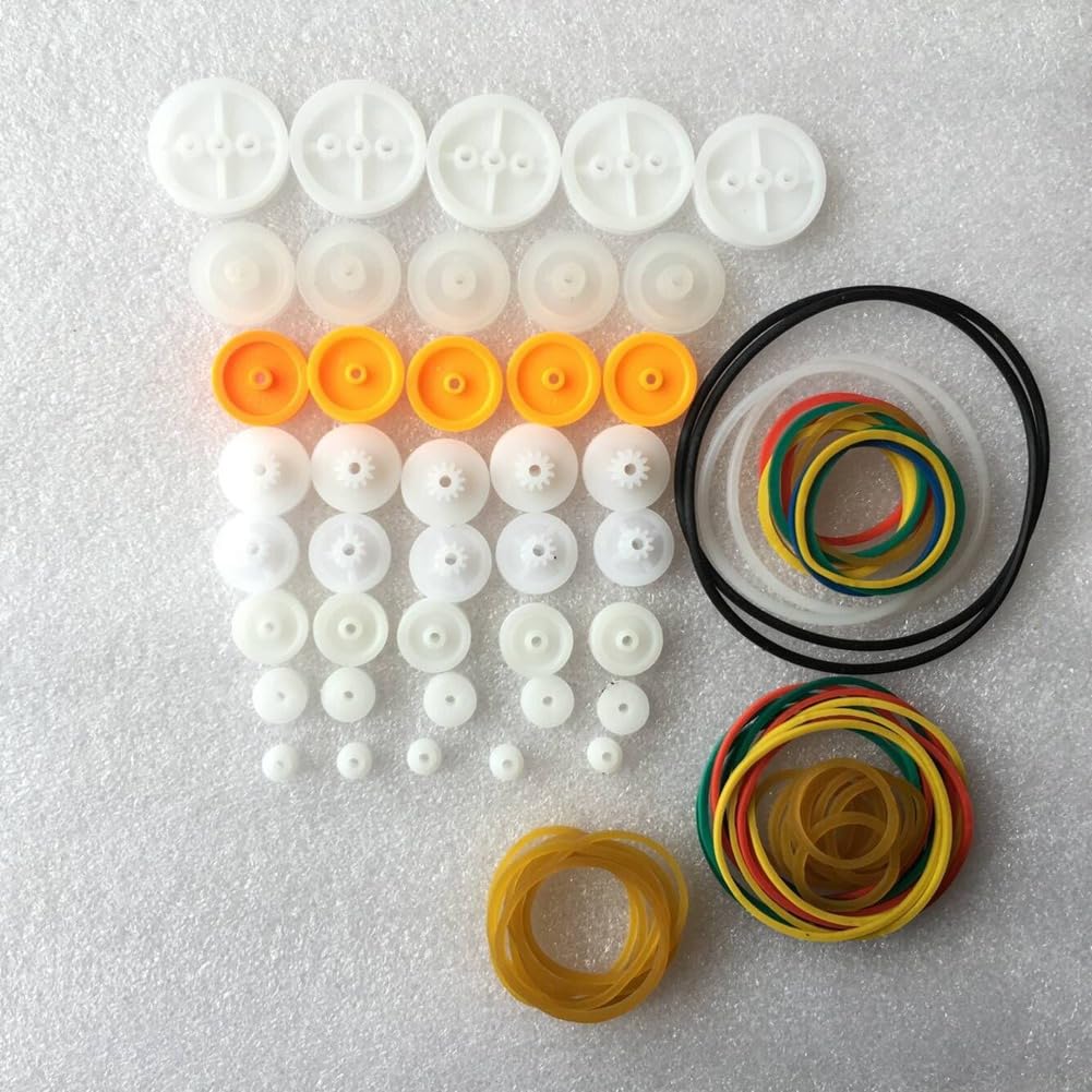 Juego de 84 correas de transmisión de goma elástica ABS para motor