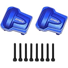 Aluminum Diff Cover Front&Rear Bridge Axle Cover for Traxxas 1/18 TRX4M Upgrade Parts RC Crawler Car Dark Blue