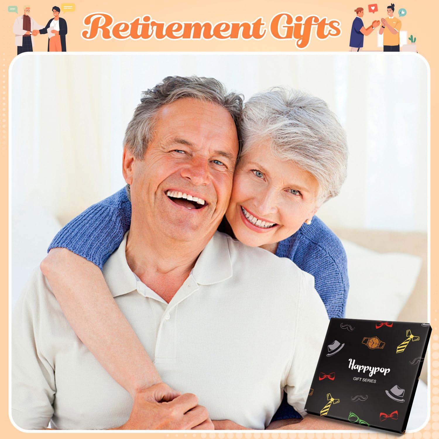 HAPPYPOP Boss Gifts Ideas Socks - Boss Socks for Men Women, Retirement Coworker Friend Gifts - Image 7