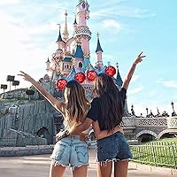 Vista 80 de FANYITY Orejas de ratón, diadema de lentejuelas con orejas de ratón para niños, niñas y mujeres (MN)