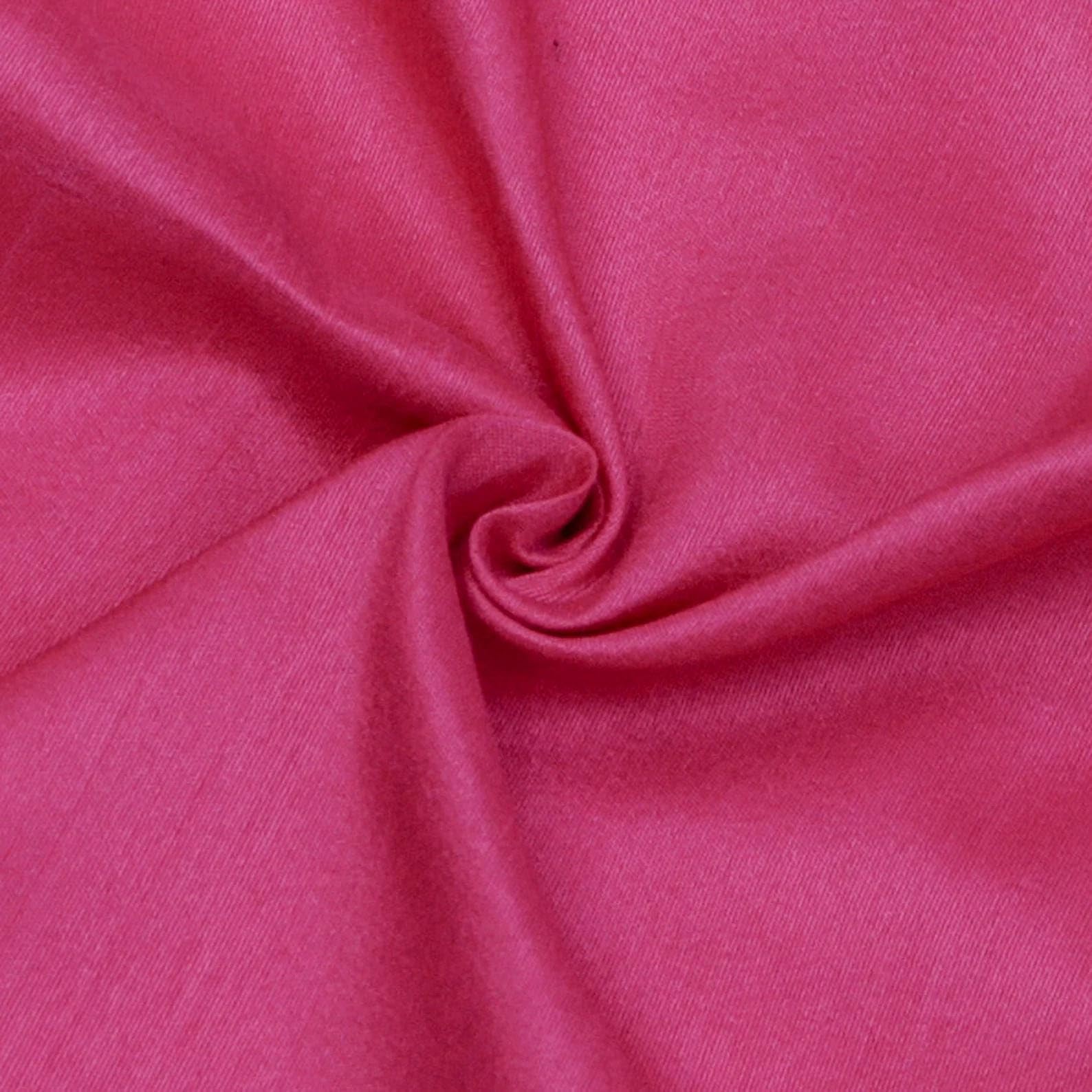 Fabric Mart Direct Fuchsia Pink Art Silk Fabric By The Metre, 1 Metre 107 cm Width Slubeed Faux Silk Solid Color Pink Wholesale Silk Upholstery Fabric for Curtains Bridal Dress Drapes Cushion Covers โ image 1