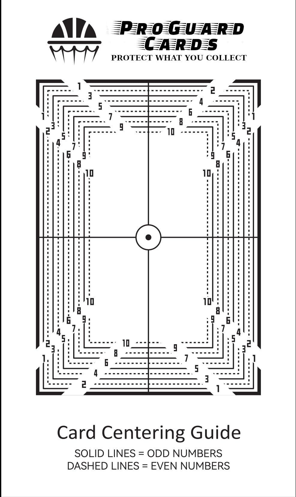 Zestaw narzędzi centrujących do kart sportowych i kart kolekcjonerskich, wymiary 6,3 x 8,9 cm, do PSA – BGS i SGC Card Submissions Card Center Tool
