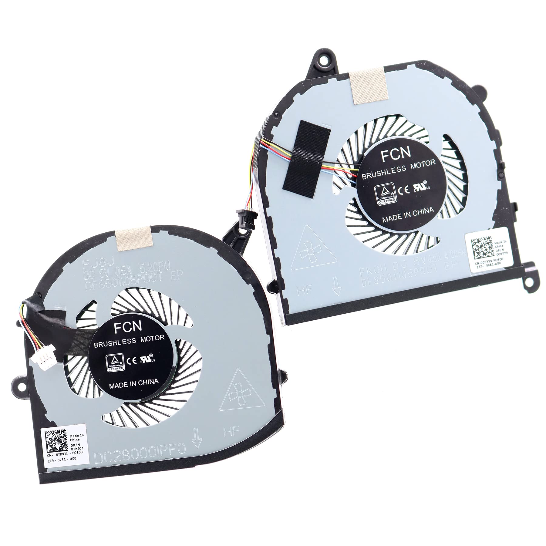 Amazon.com: Deal4GO CPU & GPU Graphics Cooling Fan 08YY9 TK9J1