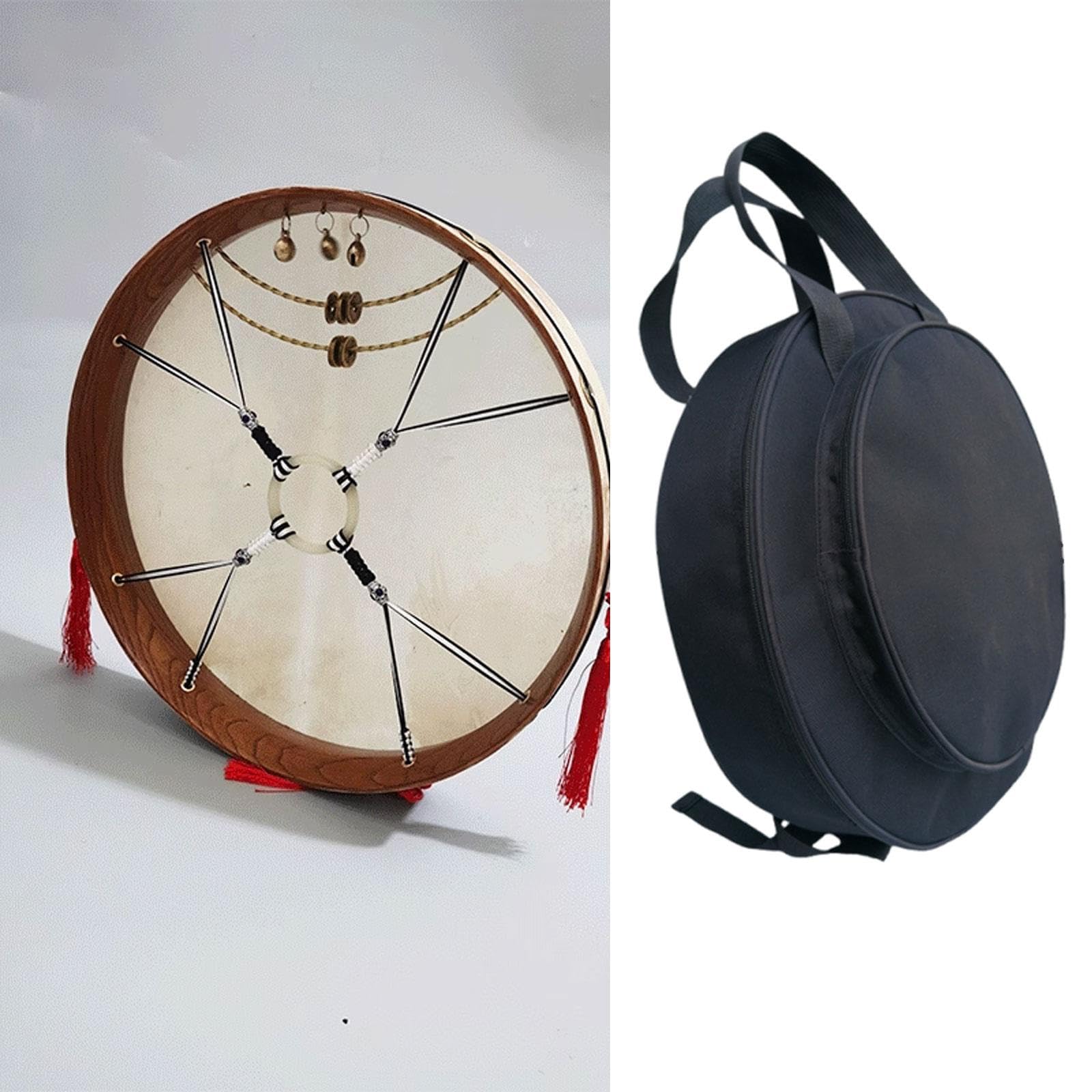Borsa Porta Tamburello, Rinforzata, Resistente All'usura, Portatile, Diametro 40 Cm