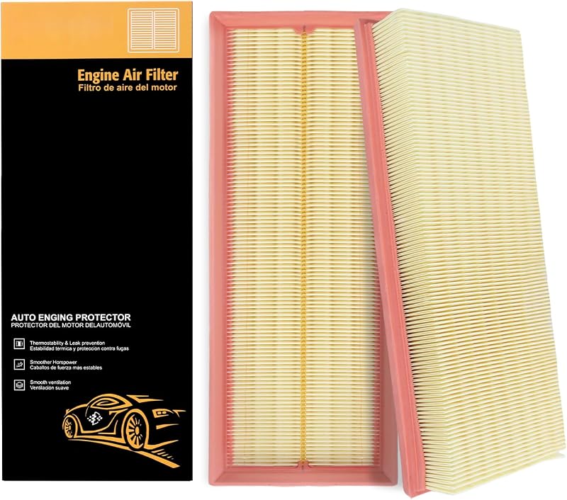 Filtro de ar do motor SUPLABEL A2730940204 para Mercedes-Benz – Pacote com 2
