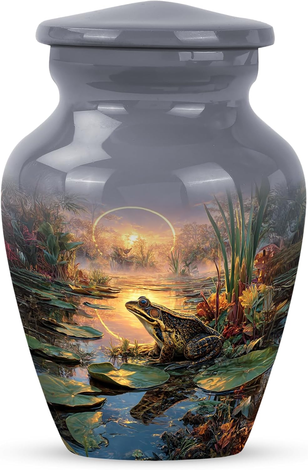 Urns for Ashes, Keepsake Urn for Human Ashes, Frog Funeral Cremation Urns for Human Ashes, Memorial Gift for Brother, 3 Inch