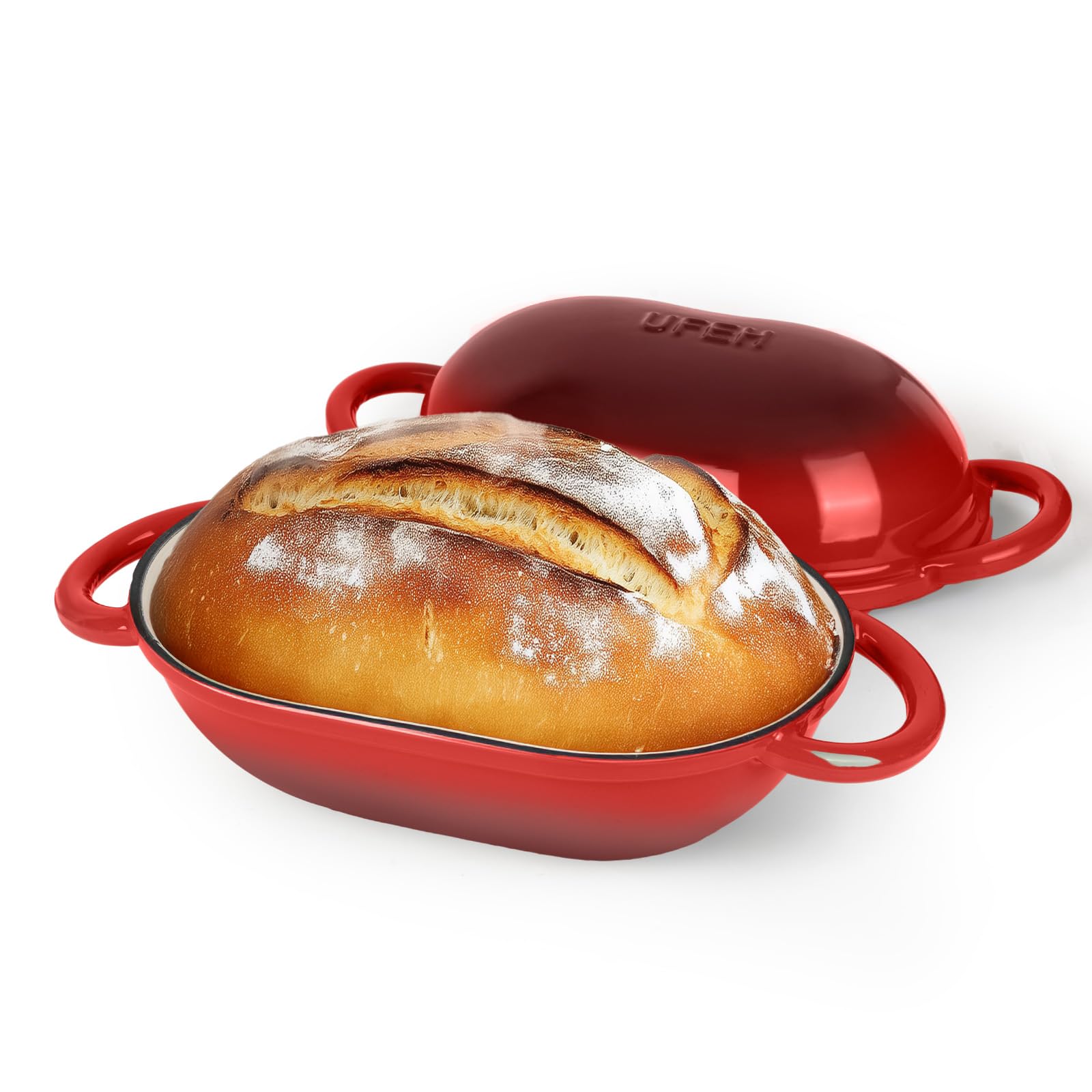 UFEH 2 QT Enameled Cast Iron Dutch Oven