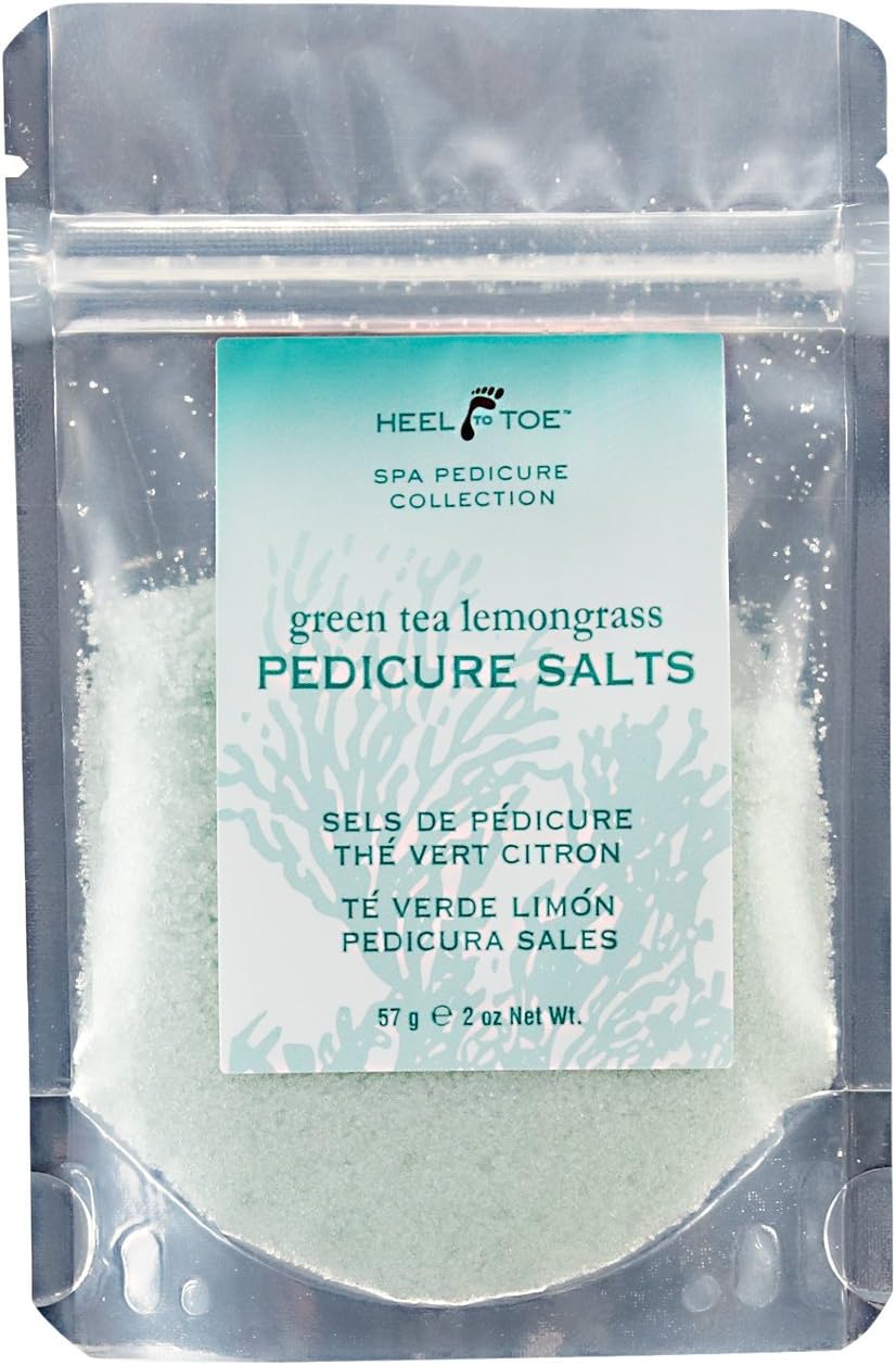 Heel To Toe Green Tea Lemongrass Pedicure Salts